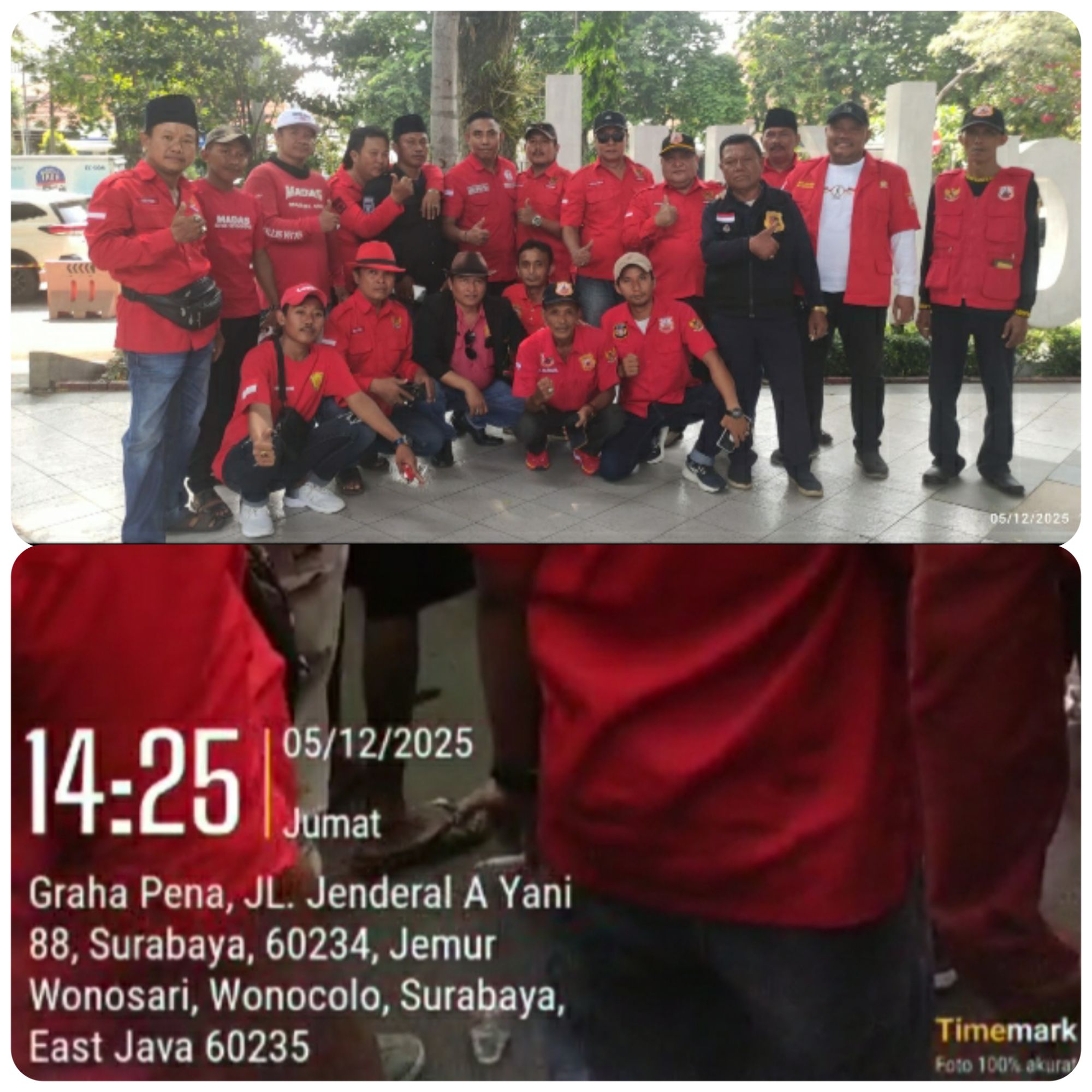 Madas DPAC Semampir Gelar Aksi di Polda Jatim, Tegaskan Komitmen Kawal Penegakan Hukum dan Keadilan