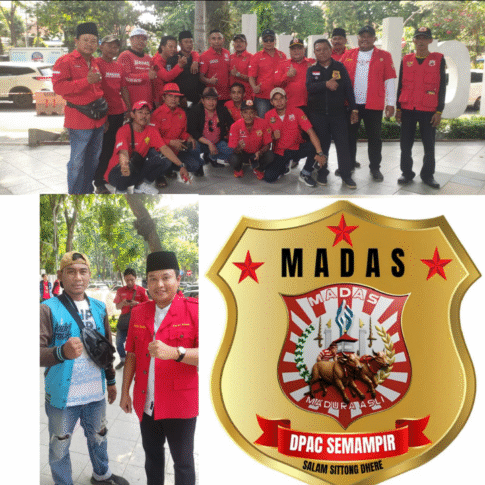 MADAS Semampir Tunjukkan Kekompakan dalam Demo di Mapolda Jatim