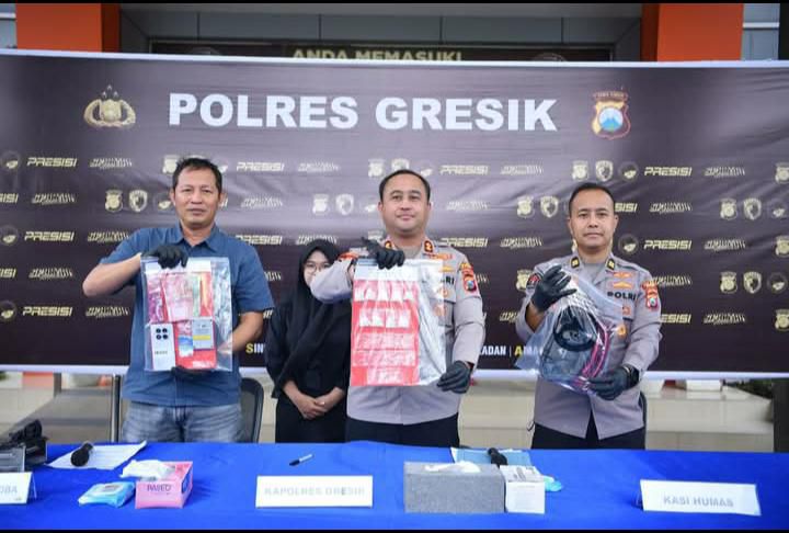 Polres Gresik Kembali Tangkap Residivis Narkoba, Sabu 51 Gram Gagal Edar