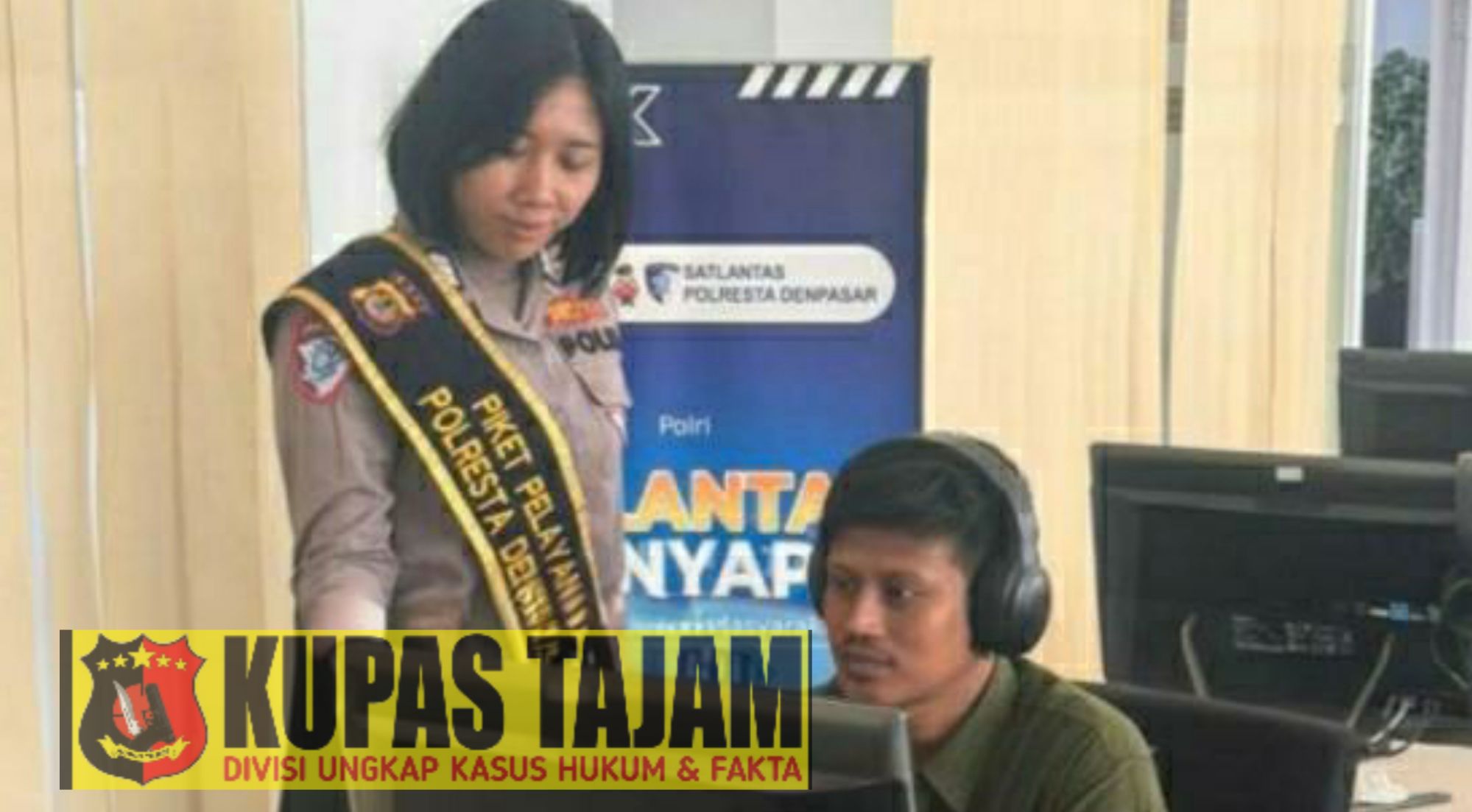 PELAYANAN HUMANIS DARI SATPAS SIM POLRESTA DENPASAR – PEMOHON MERASA NYAMAN SELAMA MENGIKUTI UJIAN TEORI, LAYANAN PROFESIONAL DAN RAMAH JADI UNGGULAN