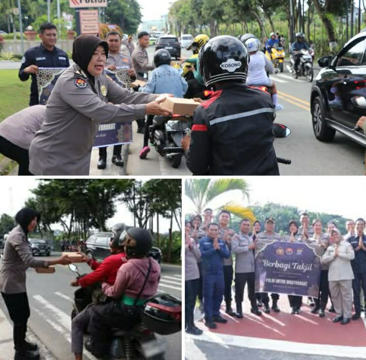 Ramadhan Penuh Berkah, Bidhumas Polda Kaltim Bagikan Takjil untuk Masyarakat Sebagai Wujud Kepedulian Bhayangkara