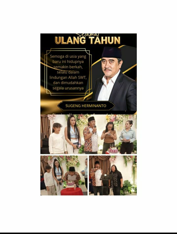 TaSyukuran Ulang Tahun ke-59 Ketua umum Laskar Suramadu Jawara. (Sugeng Herminanto).