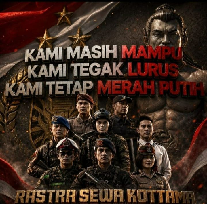 RASTRA SEWA KOTTAMA: SEMANGAT “MASIH MAMPU, TEGAK LURUS, TETAP MERAH PUTIH” BAKAN KEKUATAN BANGSA DAN KESATUAN NEGARA